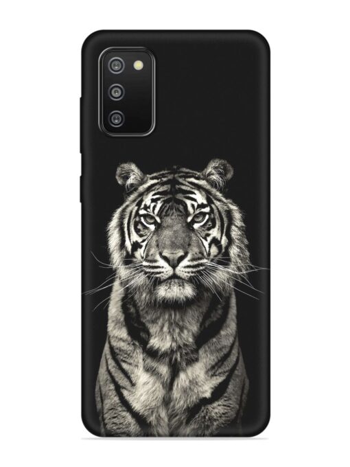 Tiger Art Embossed Soft Silicone Case for Samsung Galaxy F02S