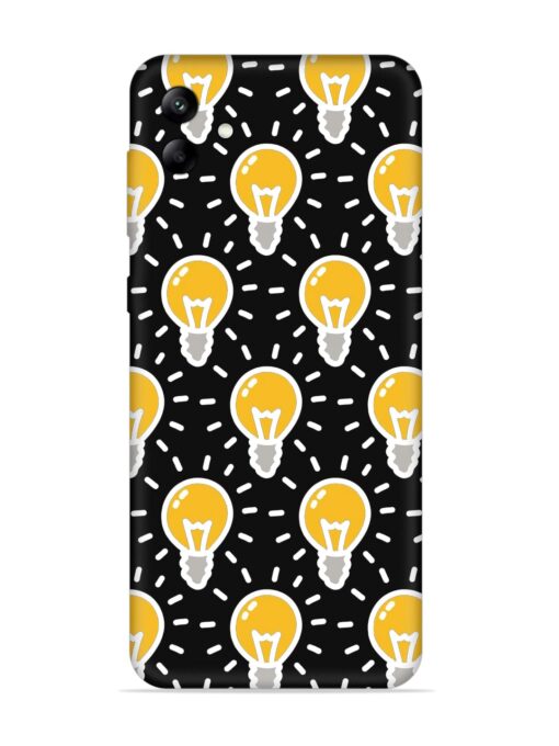 Light Bulb Seamless Embossed Soft Silicone Case for Samsung Galaxy F04 Zapvi