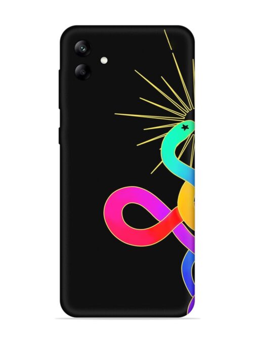 Art Geometric Abstraction Embossed Soft Silicone Case for Samsung Galaxy F04 Zapvi