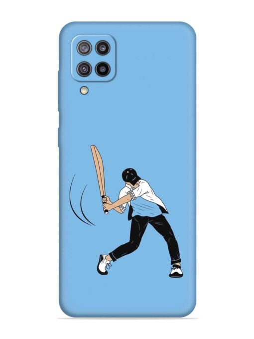 Cricket Gully Boy Embossed Soft Silicone Case for Samsung Galaxy F12