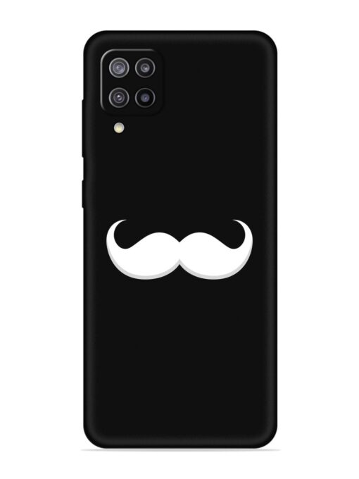 Mustache Vector Embossed Soft Silicone Case for Samsung Galaxy F12 Zapvi