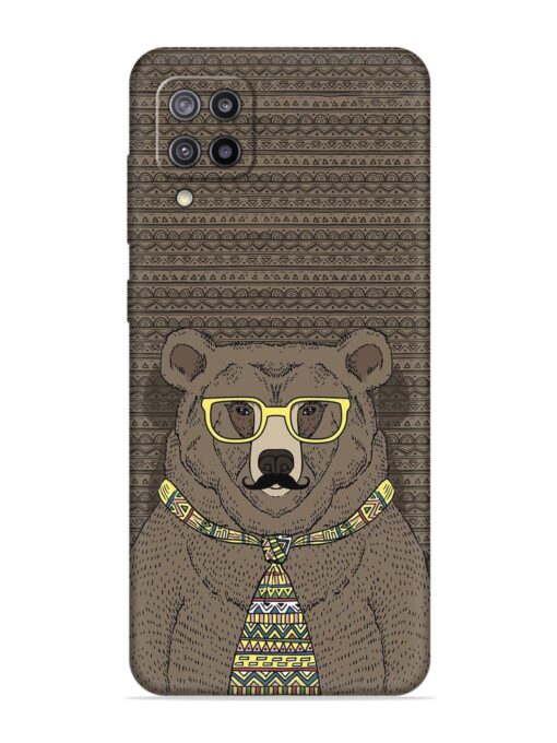 Grizzly Bear Embossed Soft Silicone Case for Samsung Galaxy F12 Zapvi