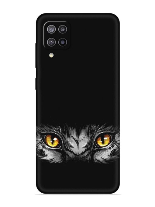 Scary Eye Embossed Soft Silicone Case for Samsung Galaxy F12 Zapvi