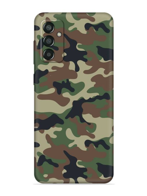 Army Military Camouflage Dark Green Embossed Soft Silicone Case for Samsung Galaxy F13 Zapvi