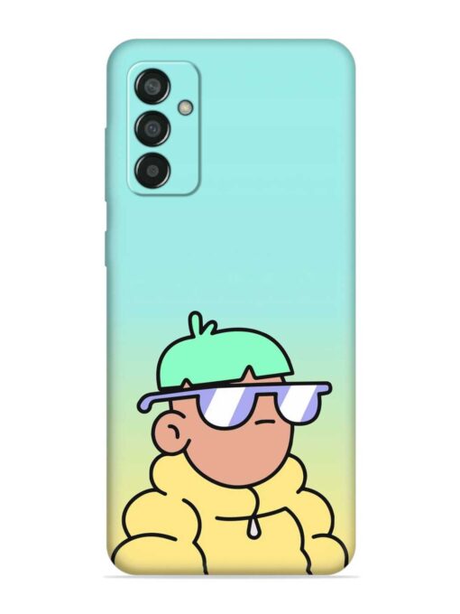 Doodles Cool Character Embossed Soft Silicone Case for Samsung Galaxy F13 Zapvi