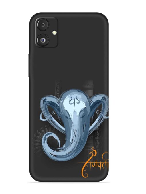 Illustration Lord Ganpati Embossed Soft Silicone Case for Samsung Galaxy F14 (5G) Zapvi