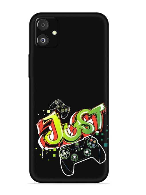 Graffiti Gamepad Illustration Embossed Soft Silicone Case for Samsung Galaxy F14 (5G) Zapvi