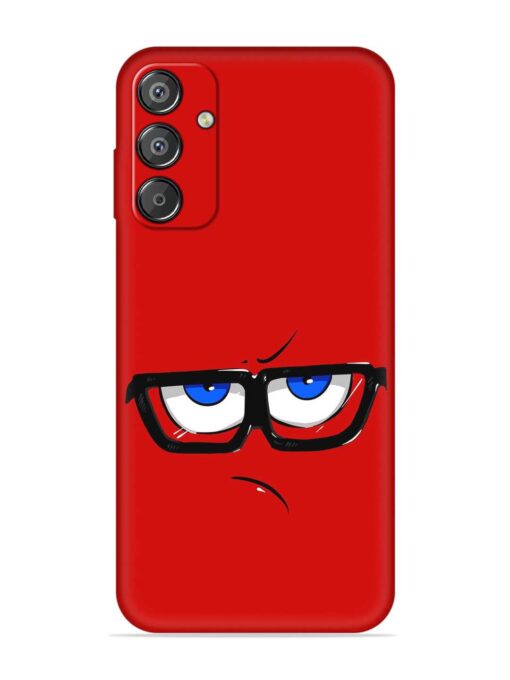 Rad Angry Face Embossed Soft Silicone Case for Samsung Galaxy F15 (5G)