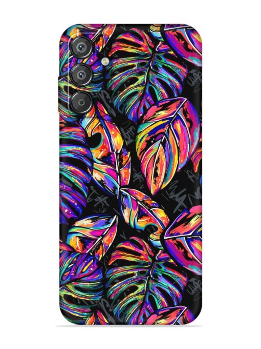 Tropical Seamless Vector Embossed Soft Silicone Case for Samsung Galaxy F15 (5G) Zapvi