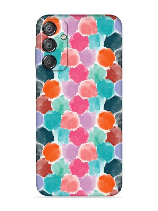 Colorful Seamless Pattern Embossed Soft Silicone Case for Samsung Galaxy F15 (5G) Zapvi