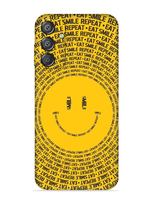 Smiley Embossed Soft Silicone Case for Samsung Galaxy F15 (5G) Zapvi