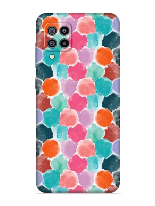 Colorful Seamless Pattern Embossed Soft Silicone Case for Samsung Galaxy F22