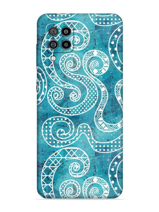 Vintage Curved Seamless Embossed Soft Silicone Case for Samsung Galaxy F22 Zapvi