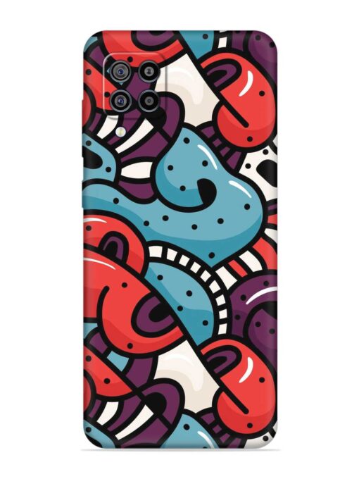 Seamless Backdrop Colorful Embossed Soft Silicone Case for Samsung Galaxy F22