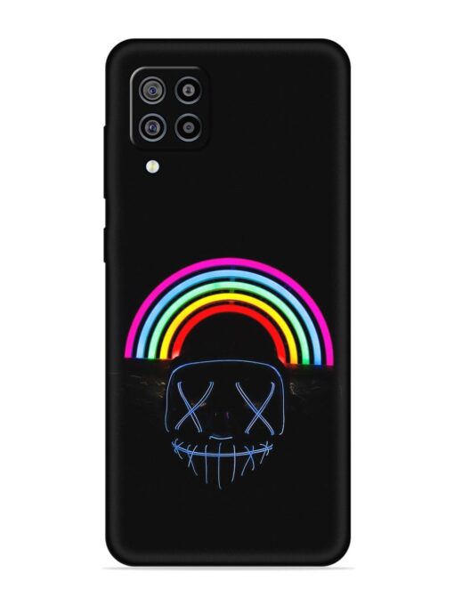 Mask Rainbow Embossed Soft Silicone Case for Samsung Galaxy F22