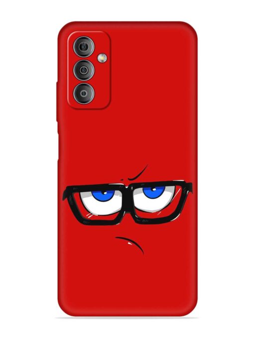 Rad Angry Face Embossed Soft Silicone Case for Samsung Galaxy F23 (5G)