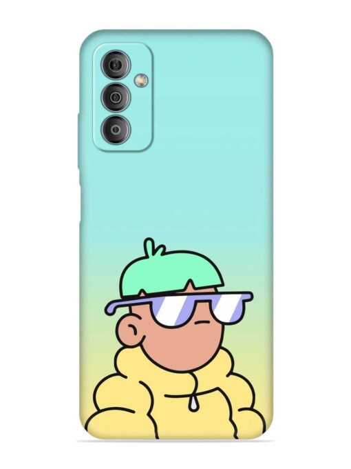 Doodles Cool Character Embossed Soft Silicone Case for Samsung Galaxy F23 (5G)