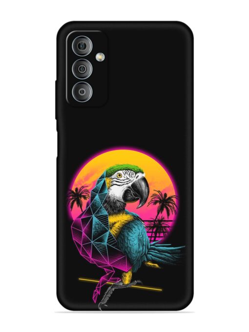 Rad Parrot Embossed Soft Silicone Case for Samsung Galaxy F23 (5G)