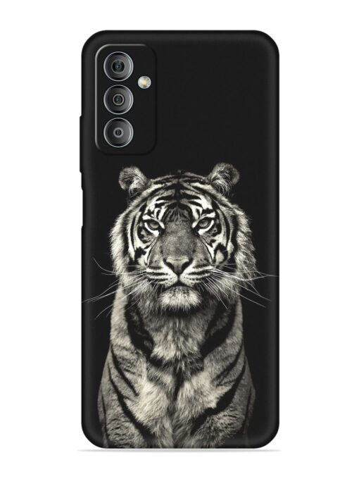 Tiger Art Embossed Soft Silicone Case for Samsung Galaxy F23 (5G)