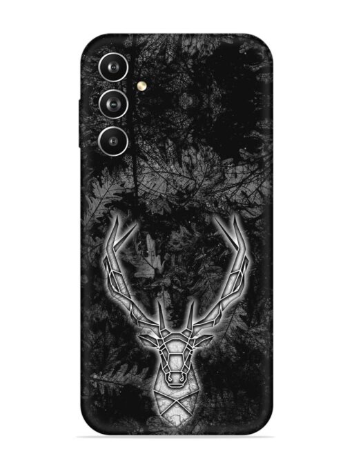 Ancient Deer Embossed Soft Silicone Case for Samsung Galaxy F34 (5G)