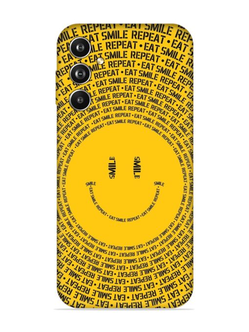 Smiley Embossed Soft Silicone Case for Samsung Galaxy F34 (5G) Zapvi