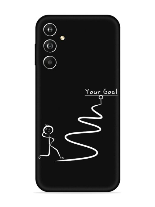 Your Goal Embossed Soft Silicone Case for Samsung Galaxy F34 (5G)