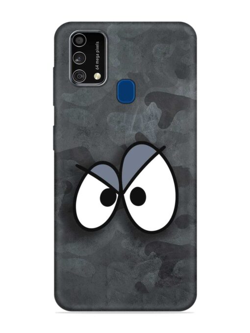 Big Eyes Night Mode Embossed Soft Silicone Case for Samsung Galaxy F41 Zapvi