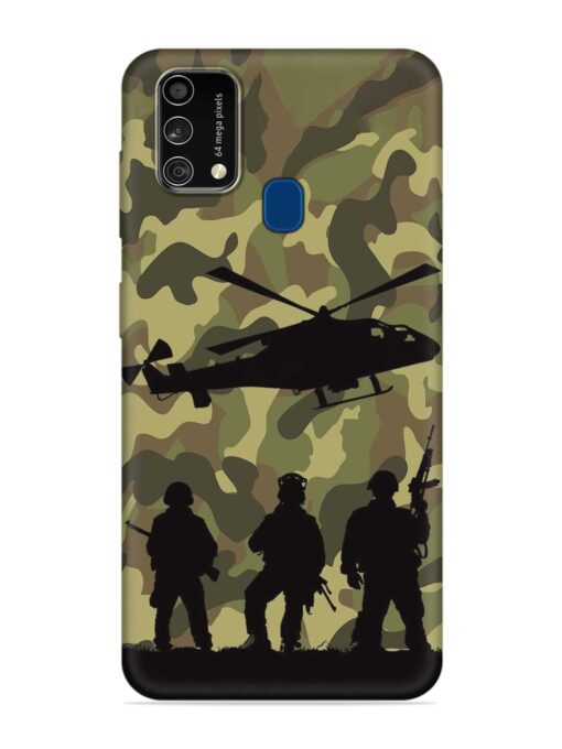 Army Heros Embossed Soft Silicone Case for Samsung Galaxy F41 Zapvi