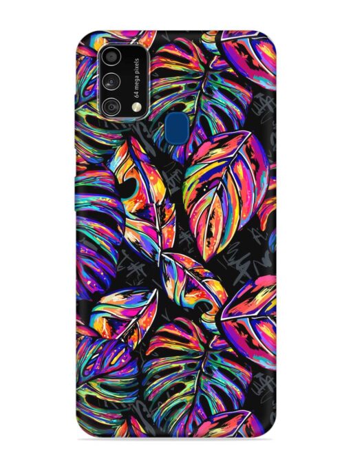 Tropical Seamless Vector Embossed Soft Silicone Case for Samsung Galaxy F41 Zapvi