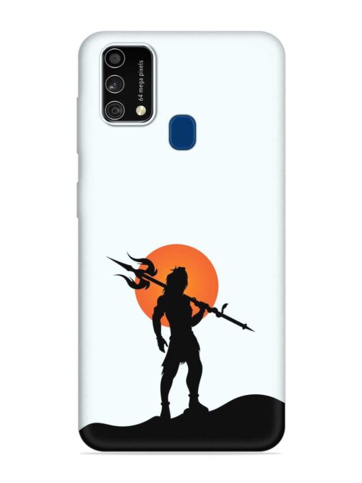 Lord Mahadev Trendy Embossed Soft Silicone Case for Samsung Galaxy F41 Zapvi