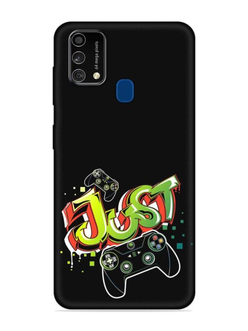 Graffiti Gamepad Illustration Embossed Soft Silicone Case for Samsung Galaxy F41 Zapvi