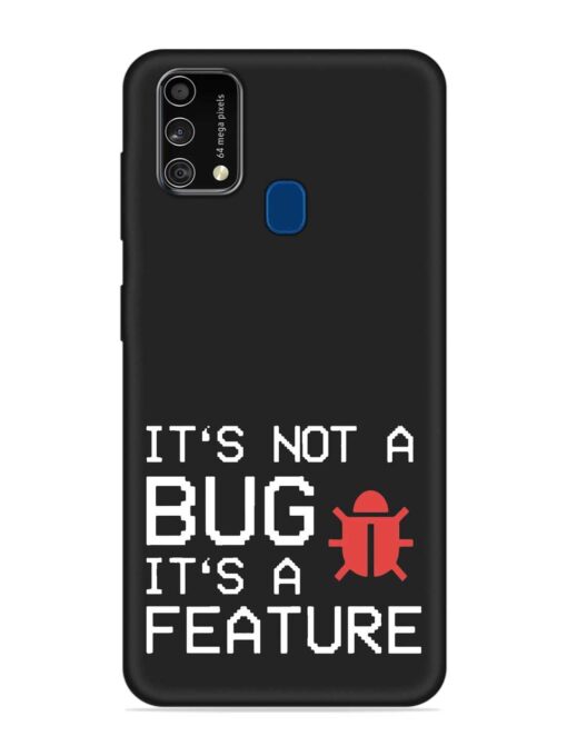 Not Bug Feature Embossed Soft Silicone Case for Samsung Galaxy F41 Zapvi