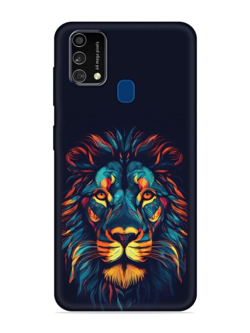 Colorful Lion Embossed Soft Silicone Case for Samsung Galaxy F41 Zapvi