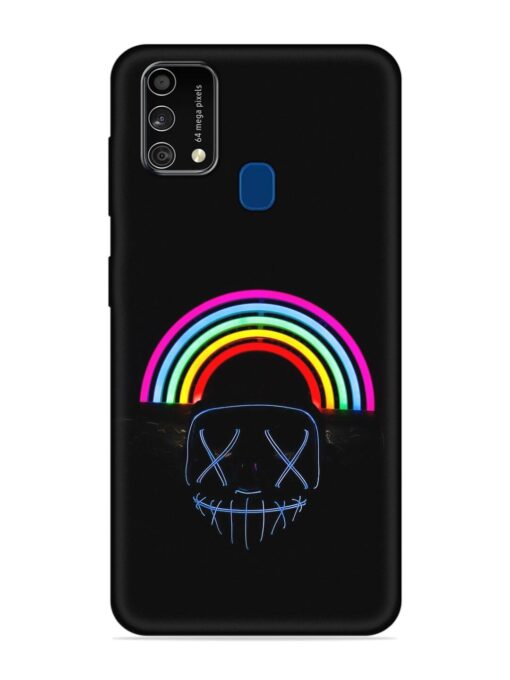 Mask Rainbow Embossed Soft Silicone Case for Samsung Galaxy F41 Zapvi