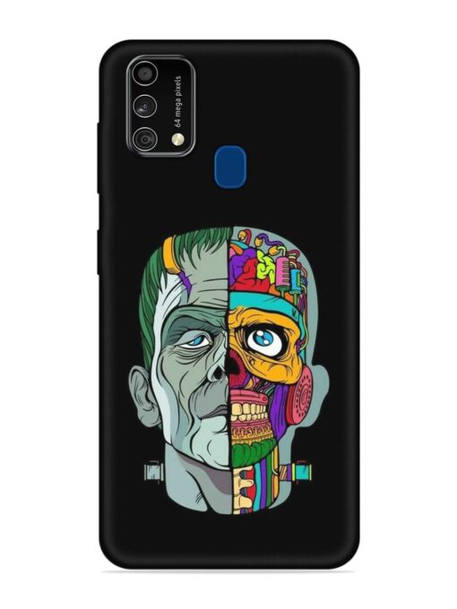 Men Vs Skull Embossed Soft Silicone Case for Samsung Galaxy F41 Zapvi