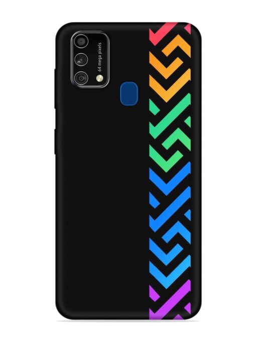 Colorshape Stripes Embossed Soft Silicone Case for Samsung Galaxy F41 Zapvi