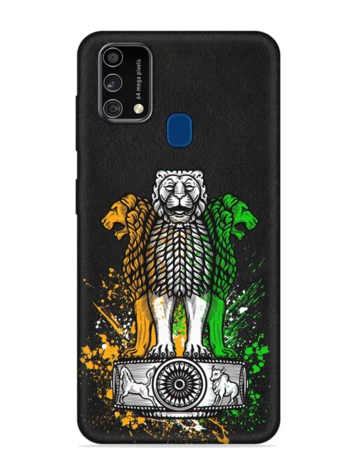 Pillars Of Ashoka Embossed Soft Silicone Case for Samsung Galaxy F41 Zapvi