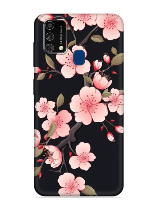 Cherry Blossom Embossed Soft Silicone Case for Samsung Galaxy F41 Zapvi