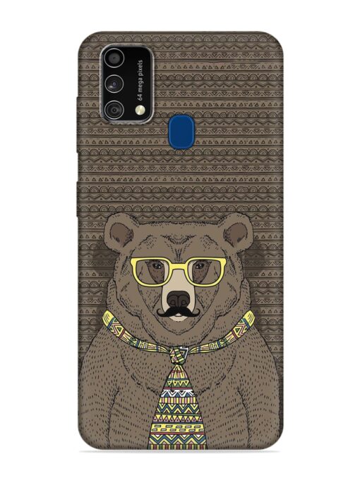 Grizzly Bear Embossed Soft Silicone Case for Samsung Galaxy F41 Zapvi