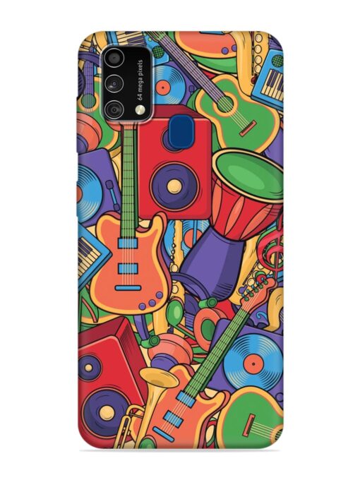 Colorful Music Art Embossed Soft Silicone Case for Samsung Galaxy F41 Zapvi