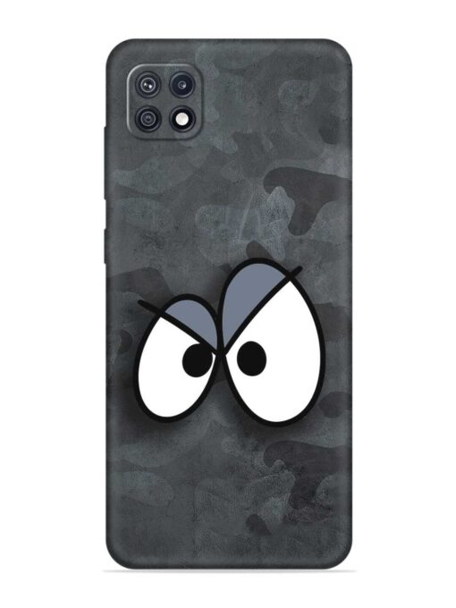 Big Eyes Night Mode Embossed Soft Silicone Case for Samsung Galaxy F42 (5G) Zapvi