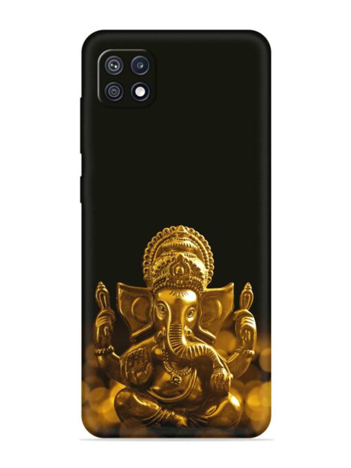 Lord Ganesha Indian Festival Embossed Soft Silicone Case for Samsung Galaxy F42 (5G) Zapvi