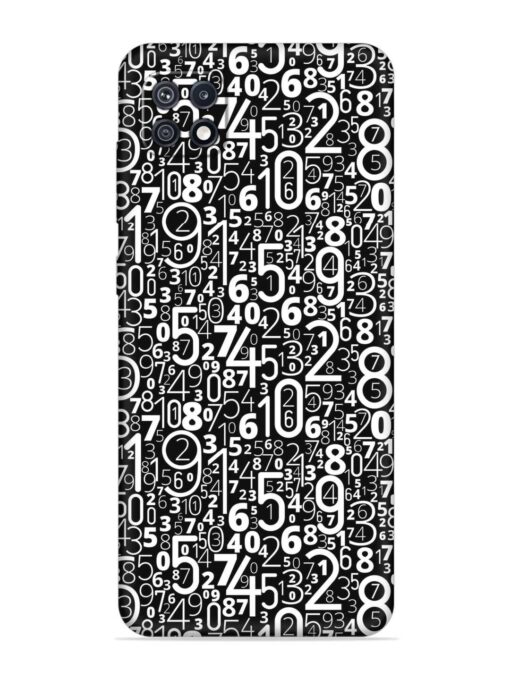 Many Numbers Different Embossed Soft Silicone Case for Samsung Galaxy F42 (5G)