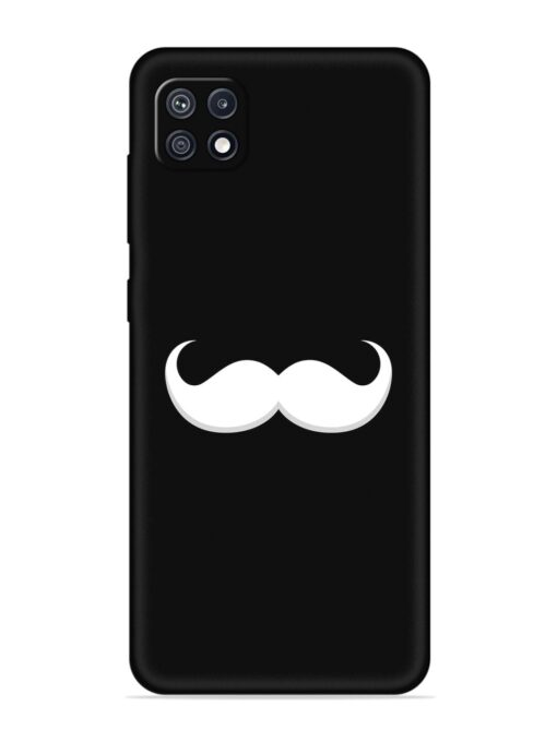 Mustache Vector Embossed Soft Silicone Case for Samsung Galaxy F42 (5G) Zapvi