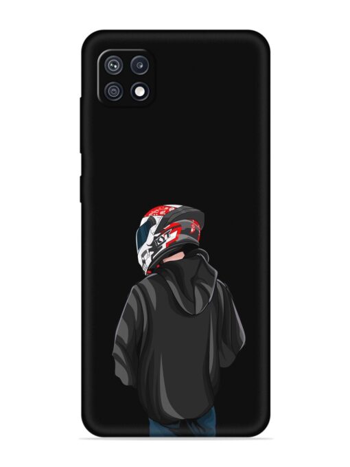 Motorcycle Rider Embossed Soft Silicone Case for Samsung Galaxy F42 (5G) Zapvi