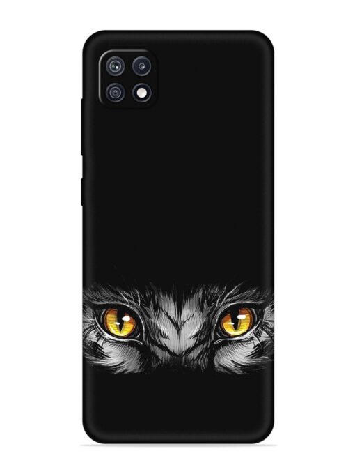 Scary Eye Embossed Soft Silicone Case for Samsung Galaxy F42 (5G) Zapvi