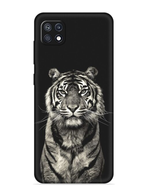 Tiger Art Embossed Soft Silicone Case for Samsung Galaxy F42 (5G)