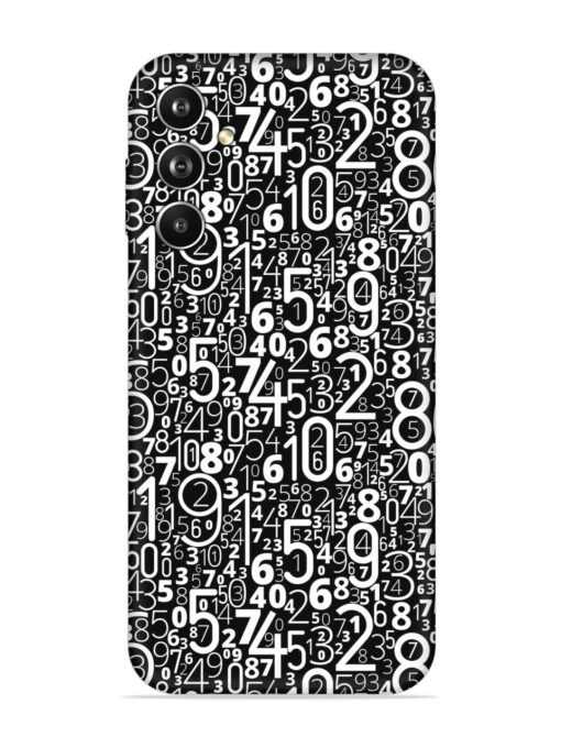 Many Numbers Different Embossed Soft Silicone Case for Samsung Galaxy F54 (5G) Zapvi