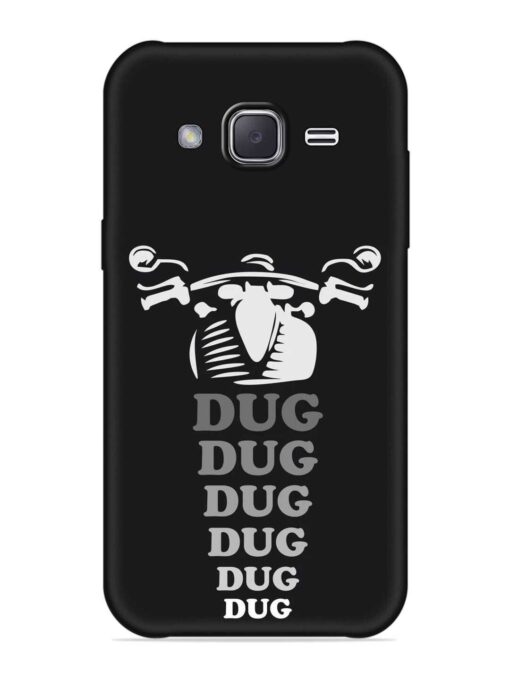 Dug Dug Dug Embossed Soft Silicone Case for Samsung Galaxy J2 (2016) Zapvi