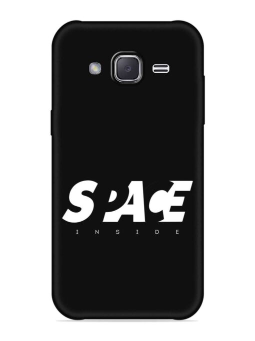 Space Typography Art Embossed Soft Silicone Case for Samsung Galaxy J2 (2016) Zapvi